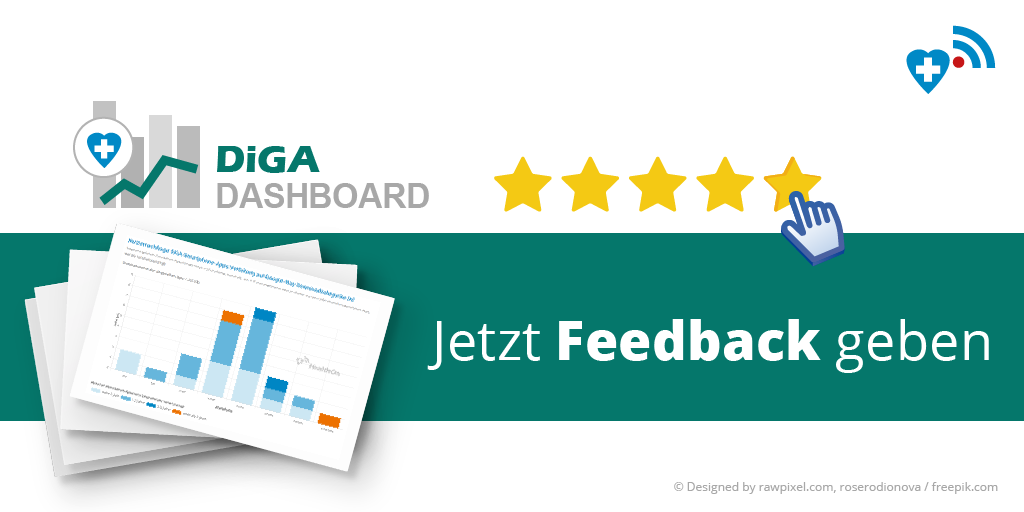 DiGA Dashboard Feedback geben