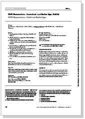 DNVF-Memorandum – Gesundheits- und Medizin-Apps (GuMAs)